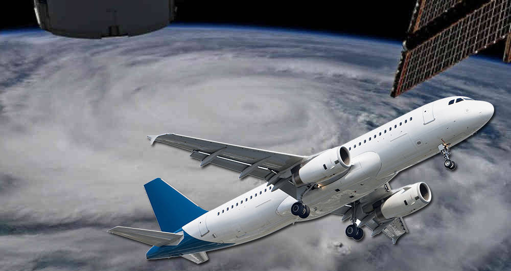Cielo visto desde un avión