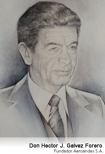 Hector J Galvez Forero, Fundador de Aeroandes S.A